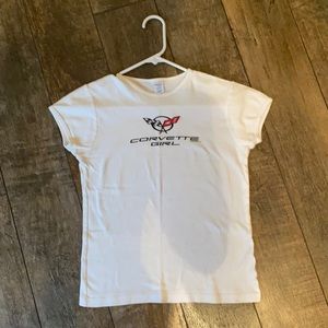 Short sleeve corvette girl tee